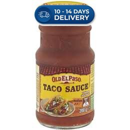 Old El Paso Taco Sauce Medium 200g - do not reorder -(Extended Dispatch)
