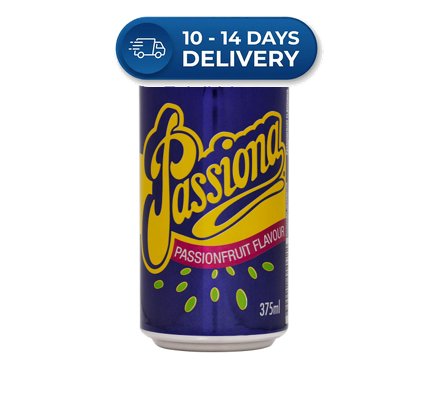 Passiona Passionfruit Soft Drink Cans 375mL -(Extended Dispatch)