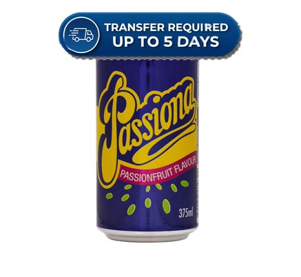 Passiona Passionfruit Soft Drink Cans 375mL -(Extended Dispatch)