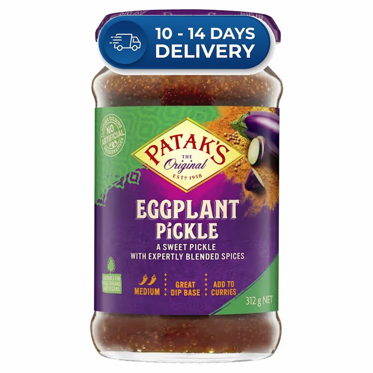 Patak's Eggplant Pickle -(Extended Dispatch)