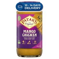 Patak's Mango Chicken Curry Simmer Sauce 450g -(Extended Dispatch)