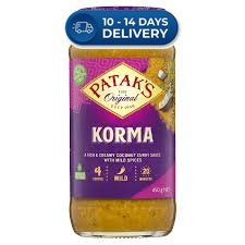 Patak's Korma Simmer Sauce Mild  450g -(Extended Dispatch)