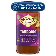 Patak's Tandoori Simmer Sauce  450g -(Extended Dispatch)