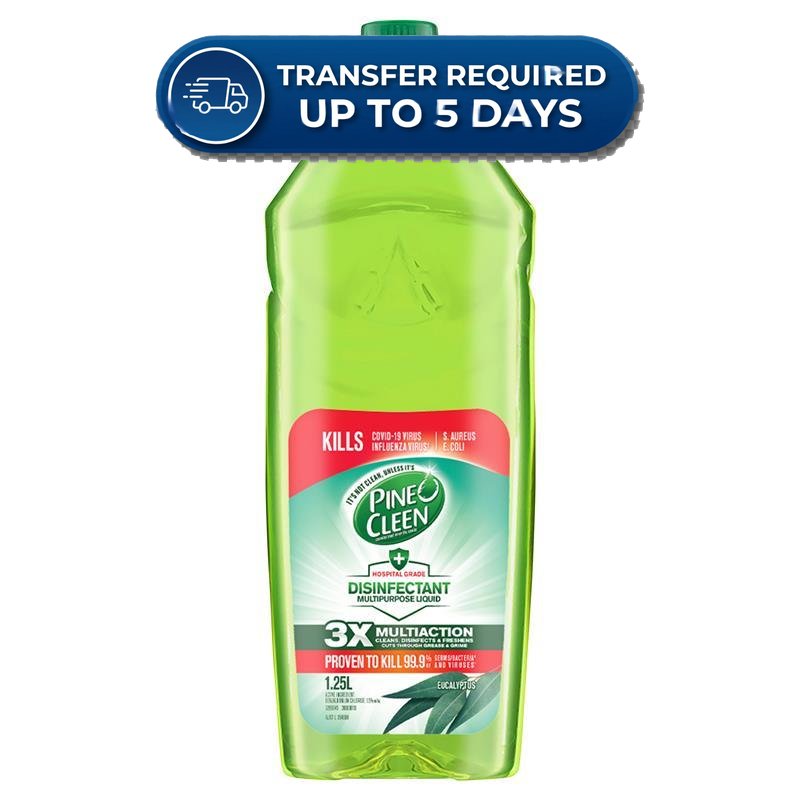 Pine O Cleen Eucalyptus Disinfectant Liquid 1.25L -(Extended Dispatch)