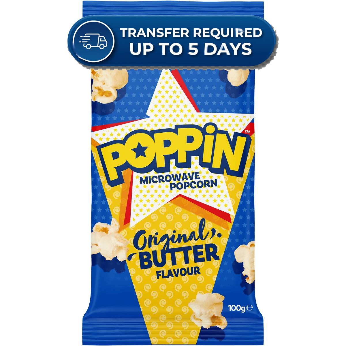 Poppin Butter Microwave Popcorn  100g -(Extended Dispatch)