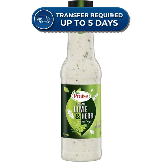 Praise Dressing Creamy Lime & Herb 250ml -(Extended Dispatch)