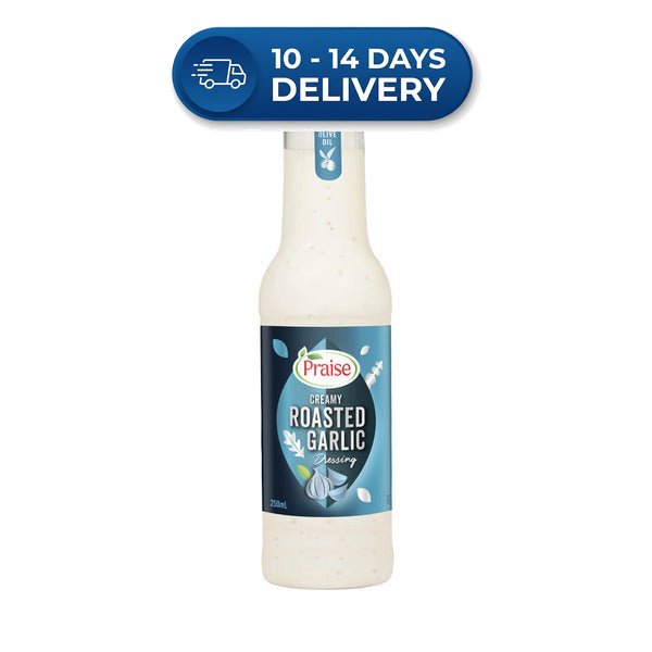 Praise Dressing Creamy Roasted Garlic 250ml -(Extended Dispatch)