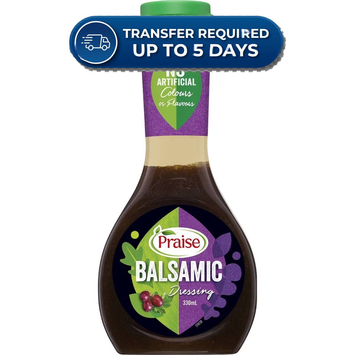 Praise Dressing Balsamic 330ml -(Extended Dispatch)