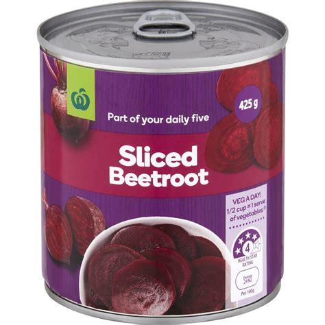 Woolworths Beetroot Sliced 425g
