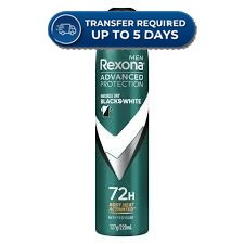 Rexona Men Advanced Protection Deodorant Invisible Dry Black&White 220mL -(Extended Dispatch)