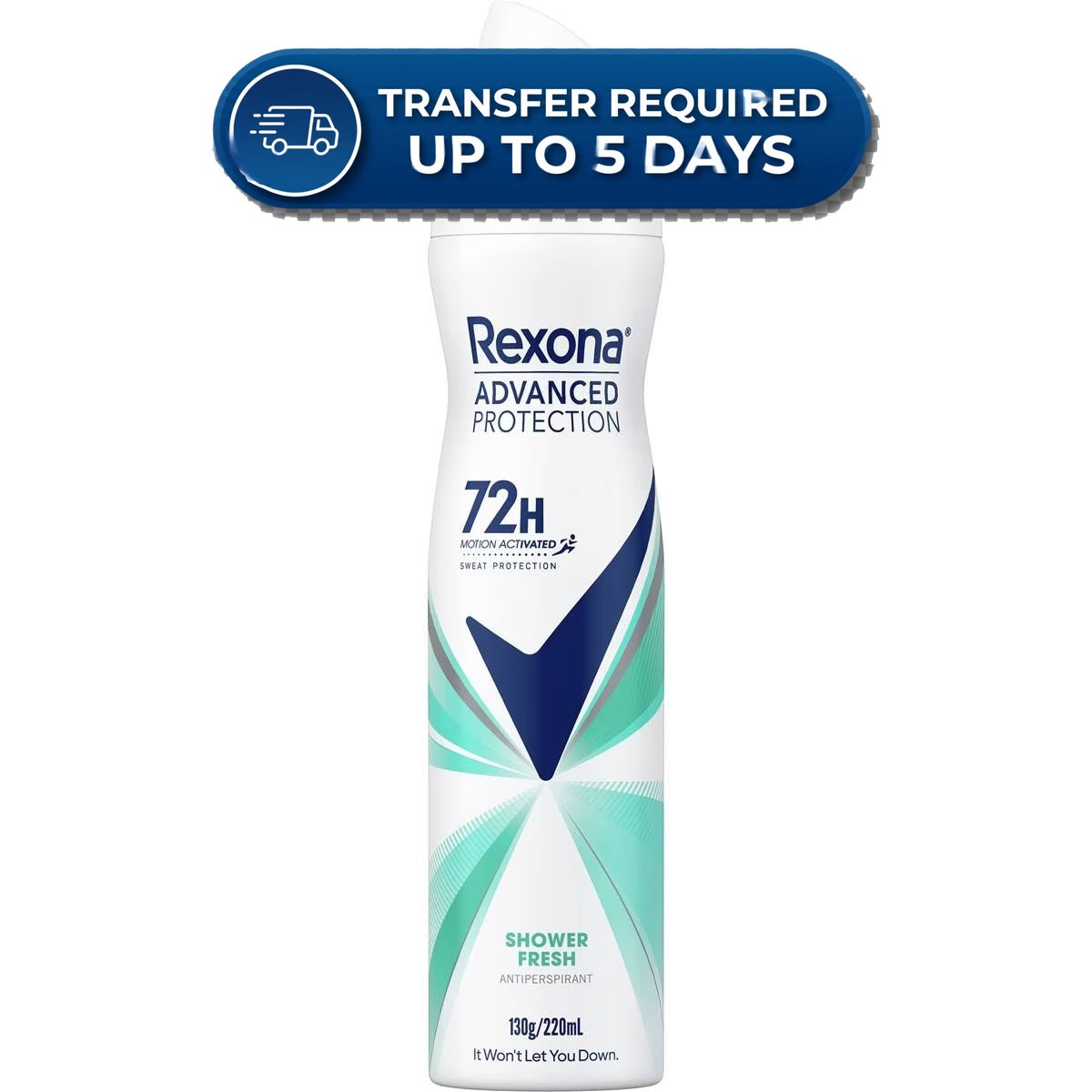 Rexona Women Aerosol Shower Fresh 220ml -(Extended Dispatch)