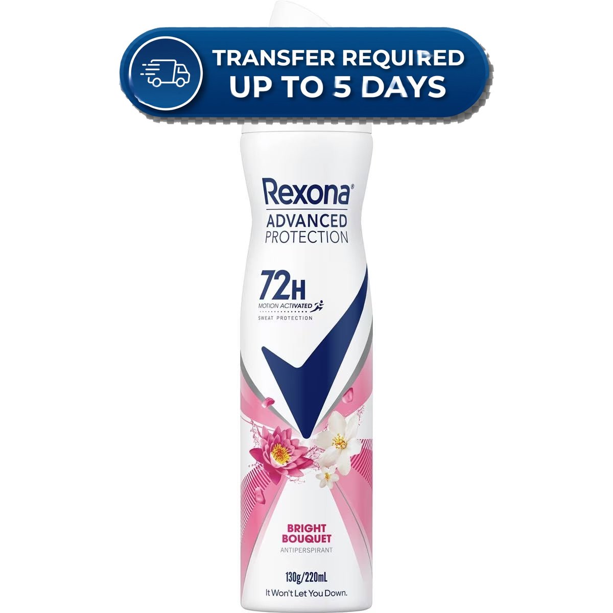 Rexona Women Aerosol Bright Bouquet 220ml -(Extended Dispatch)