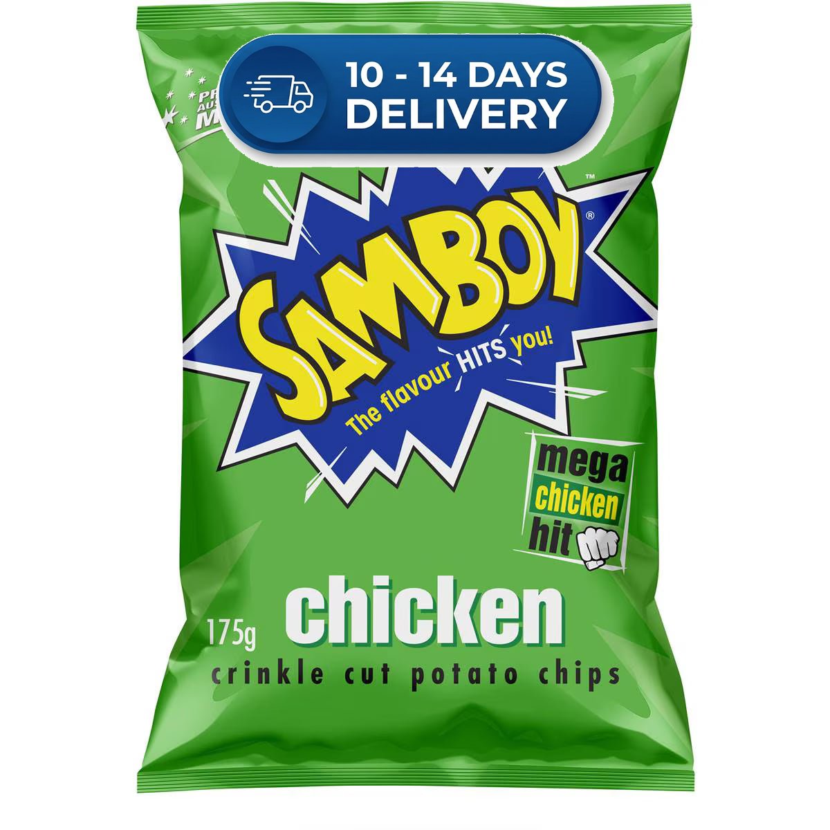 Samboy Chicken Potato Chips 175g -(Extended Dispatch)