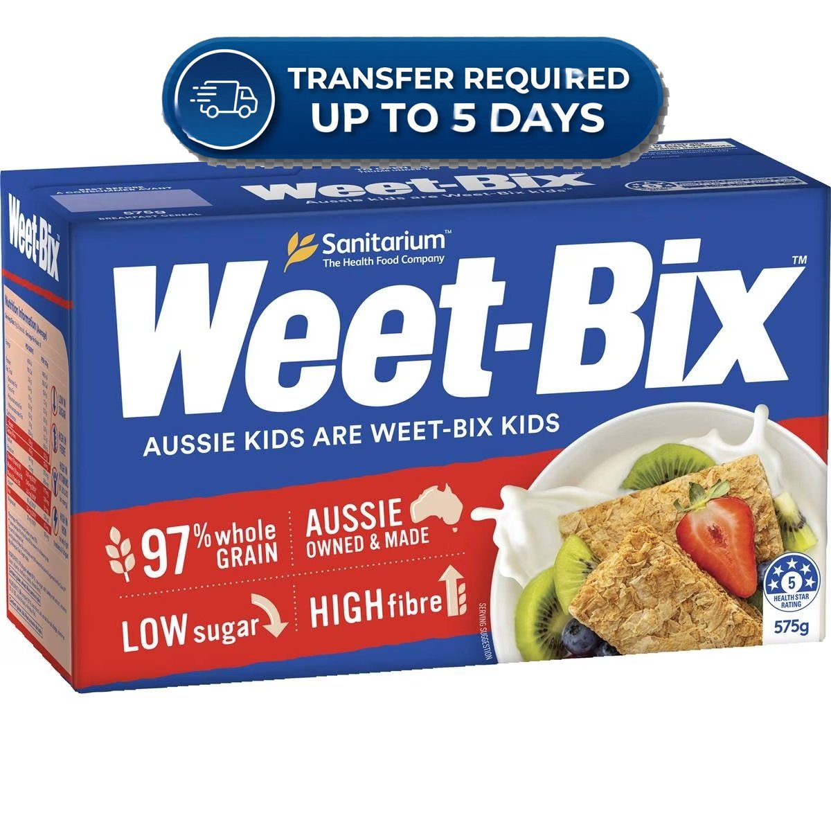 Sanitarium Weet-Bix 575g -(Extended Dispatch)