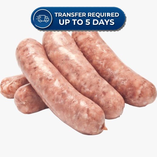 Frozen Sausages Pork Plain (Thick) (5 links) 500g -(Extended Dispatch)