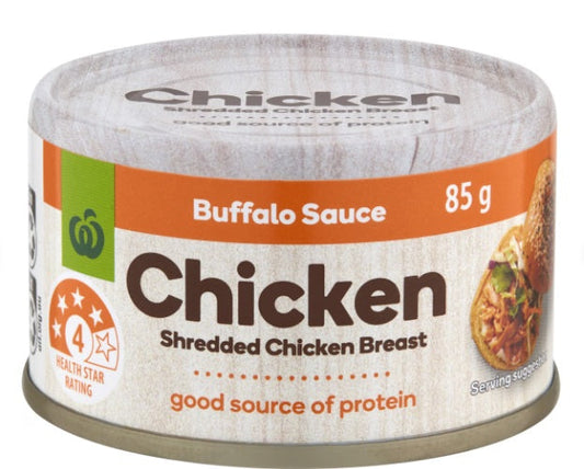 Woolworths Shredded Chicken Breast Buffalo Sauce 85g