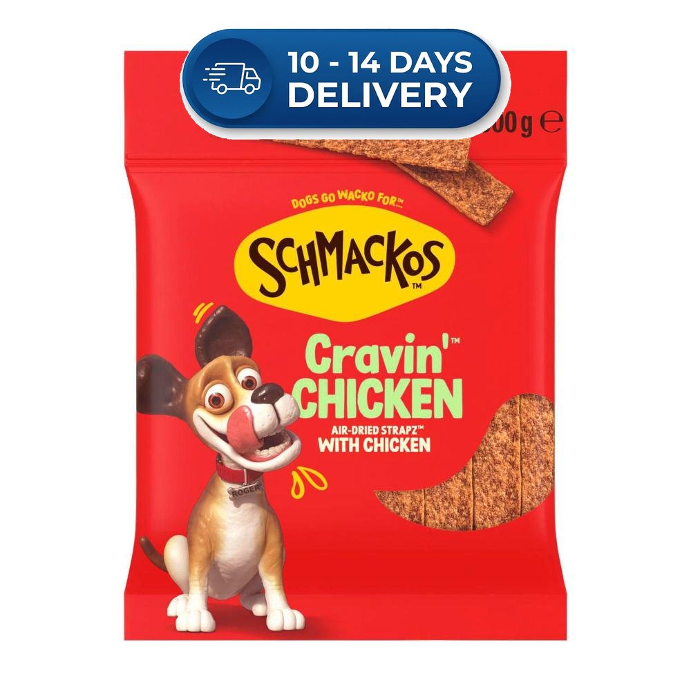 Schmackos Strapz Dog Treats with Chicken | 500g -(Extended Dispatch)