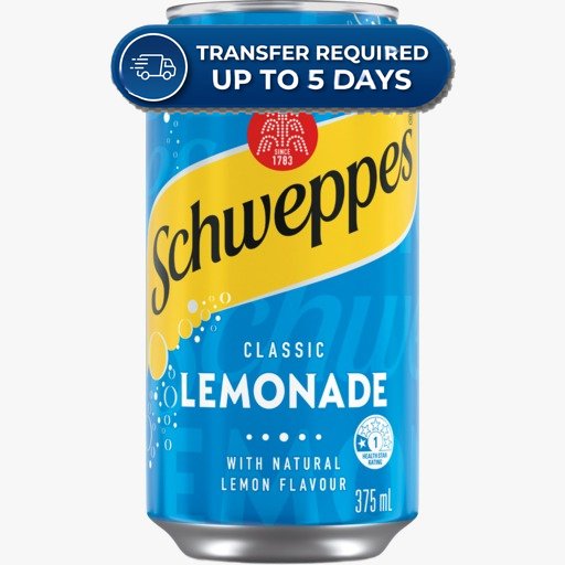 Schweppes Can Lemonade 375ml -(Extended Dispatch)