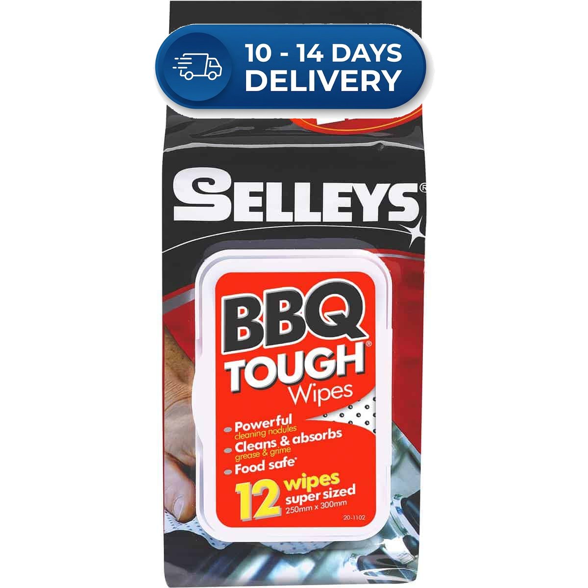Selleys Bbq Tough Wipes 12pk -(Extended Dispatch)