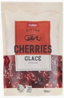 Coles Fruit Sweetened Dried Cherries 130g