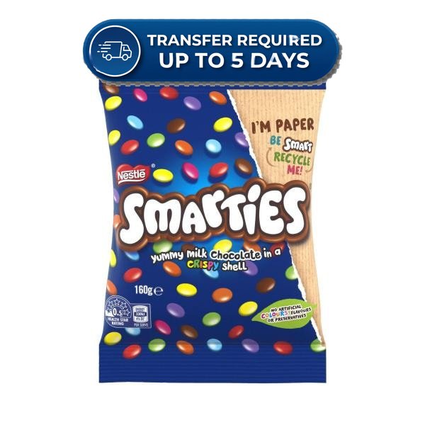Smarties Milk Chocolate Share Bag | 160g -(Extended Dispatch)