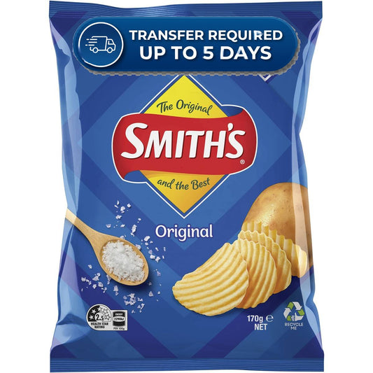 Smith's Crinkle Cut Orginal 170g -(Extended Dispatch)