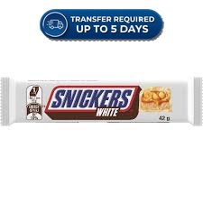 Snickers White Chocolate Bar Caramel Peanuts 42g -(Extended Dispatch)