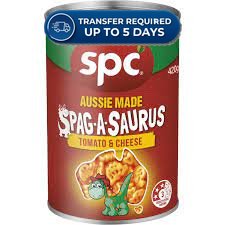 Spc Spag-A-Saurus Tomato & Cheese 420g -(Extended Dispatch)