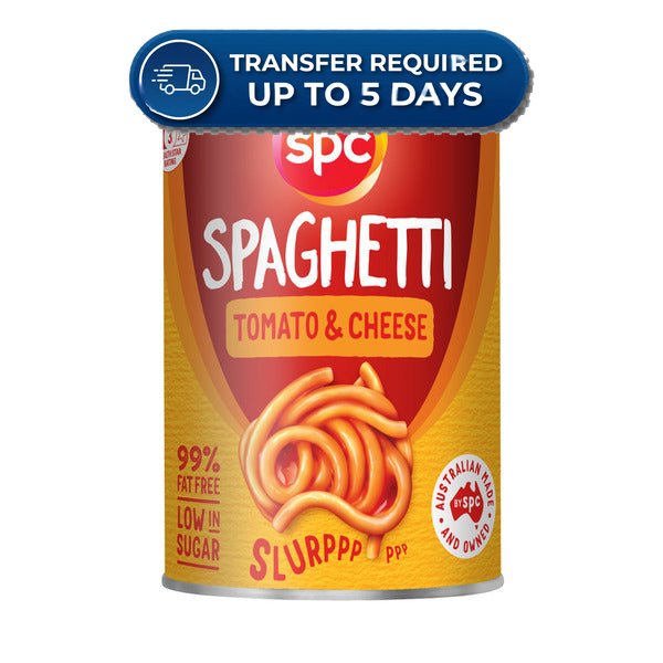 Spc Spaghetti in Tomato & Cheese 420g -(Extended Dispatch)