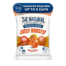 The Natural Confect CO. Jucy Burst Orange And Passionfriut | 150g -(Extended Dispatch)