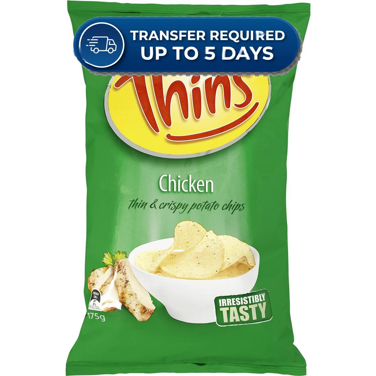 Thins Chips Chicken 175g -(Extended Dispatch)