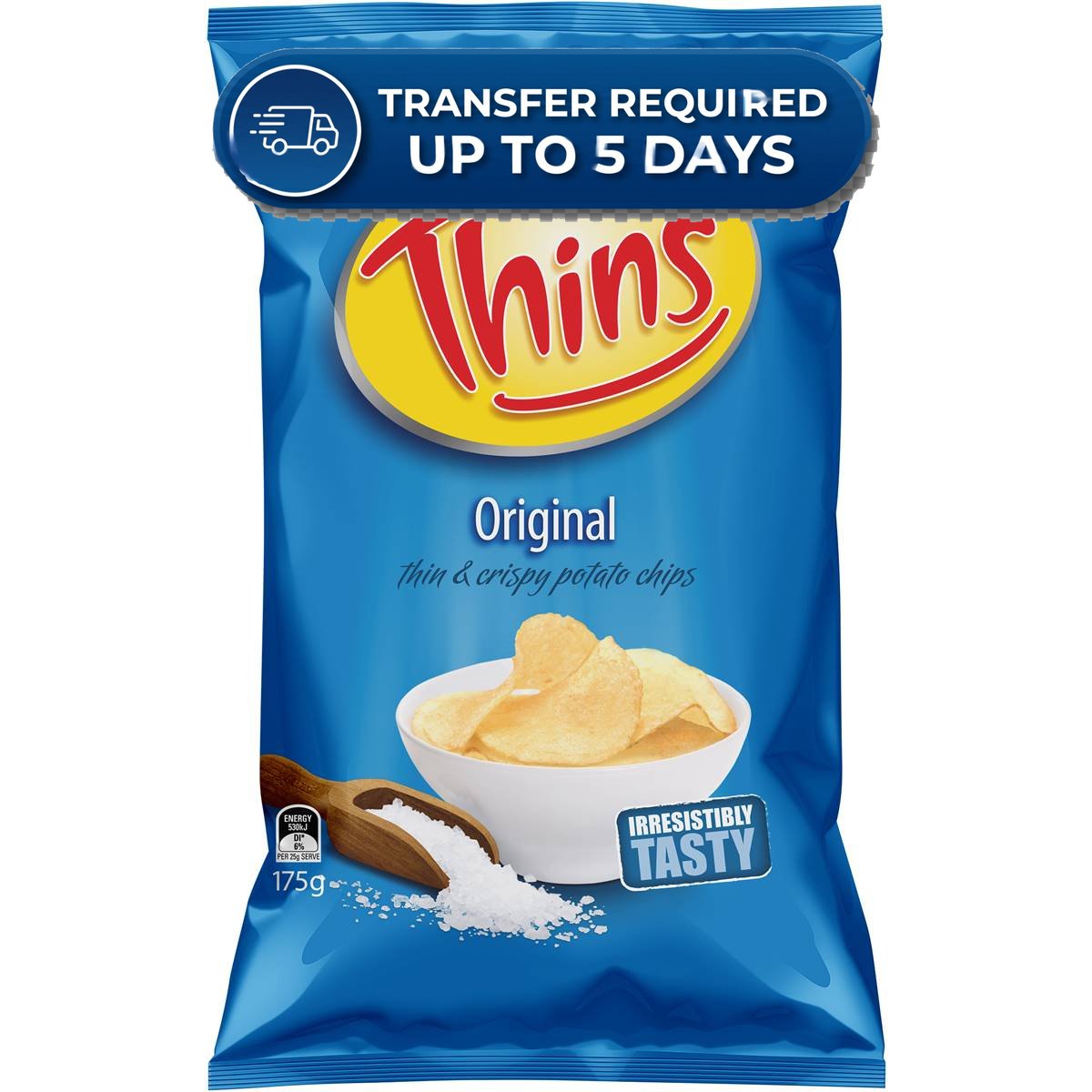Thins Chips Original 175g -(Extended Dispatch)
