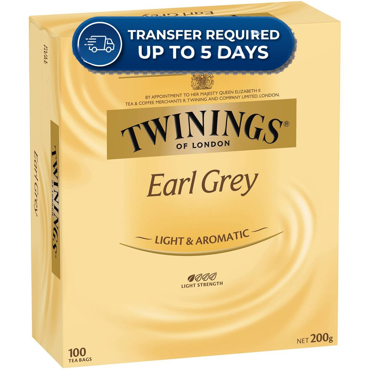 Twinings Earl Grey (100pk) 200g -(Extended Dispatch)