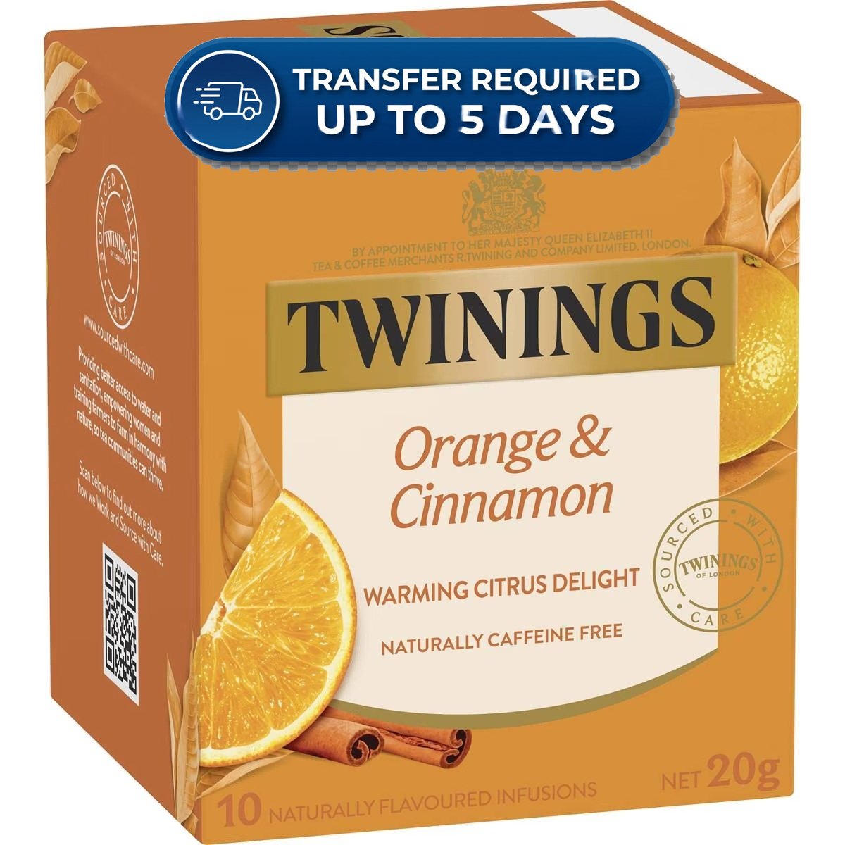 Twinings Orange & Cinnamon (10pk) 20g -(Extended Dispatch)