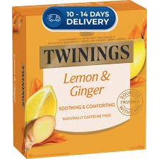 Twinings Tea Bags Lemon & Ginger  80 pack -(Extended Dispatch)
