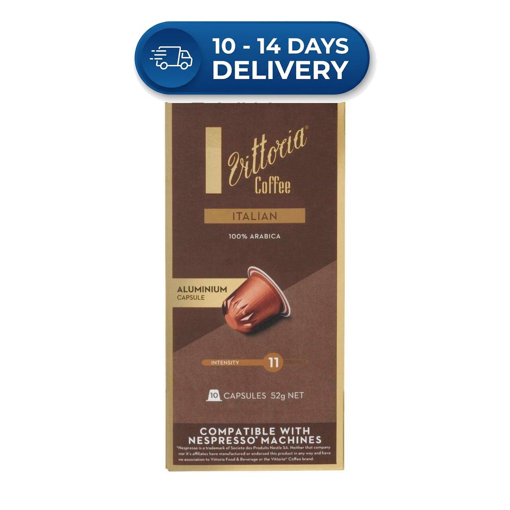 Vittoria Italian Blend Nespresso Compatible Coffee Capsules 10 pack 52g -(Extended Dispatch)