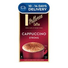 Vittoria Strong Cappuccino Coffee Sachets  8 Pack 104g -(Extended Dispatch)