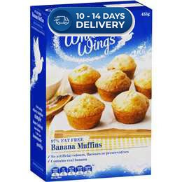 White Wings Banana Muffin Mix 455g -(Extended Dispatch)