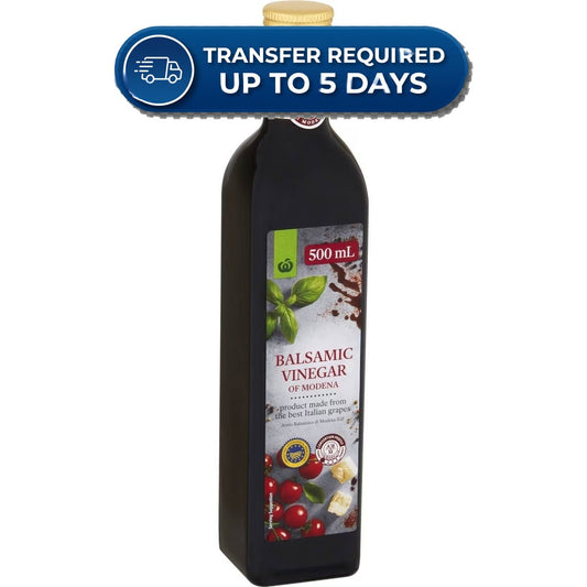 Woolworths Balsamic Vinegar 500ml -(Extended Dispatch)