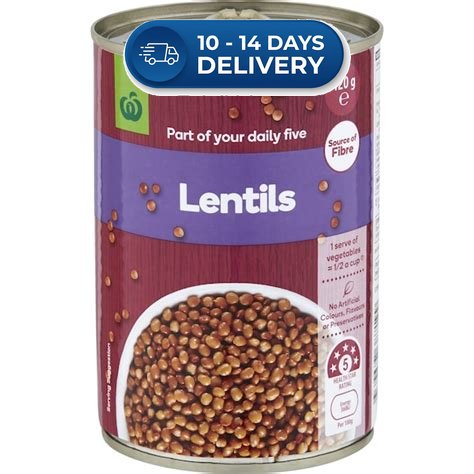 Woolworths Beans Lentils  420g -(Extended Dispatch)