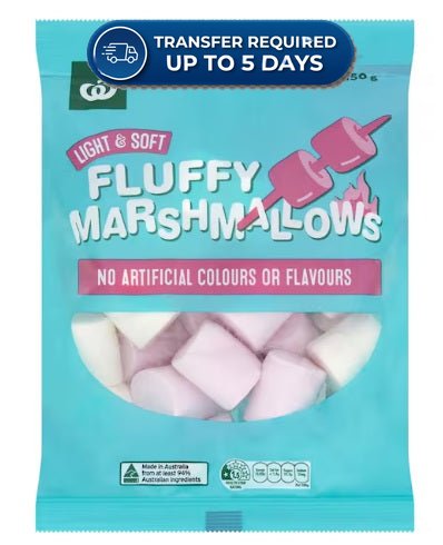Woolworths Marshmallows 150g -(Extended Dispatch)
