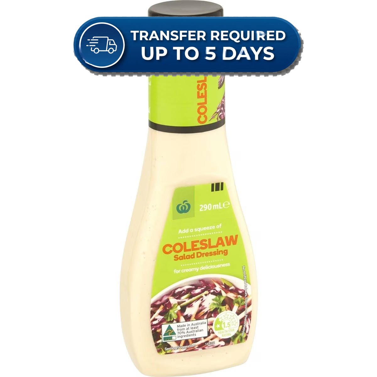 Woolworths Dressing Coleslaw 290ml*** -(Extended Dispatch)