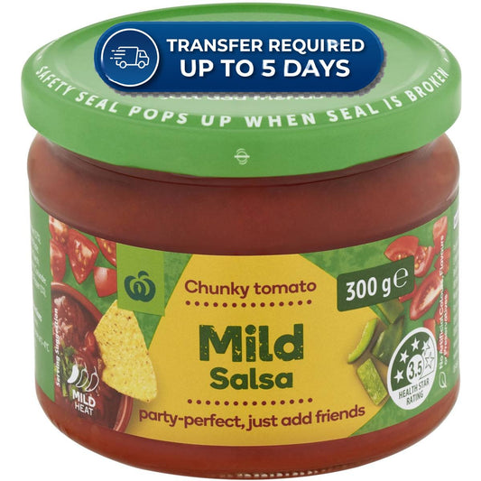 Woolworths Salsa Mild 300g -(Extended Dispatch)