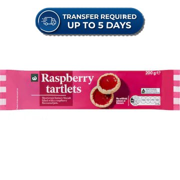Woolworths Raspberry Tartlets 200g -(Extended Dispatch)