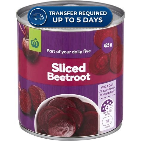 Woolworths Beetroot Sliced 425g -(Extended Dispatch)