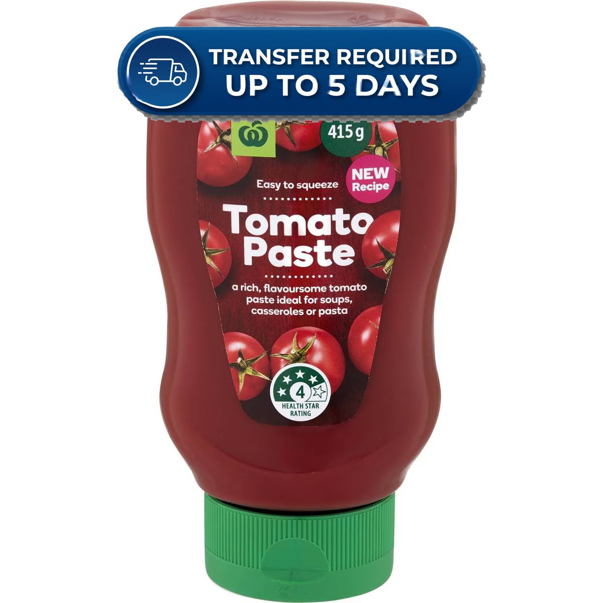 Woolworths Tomato Paste 415g -(Extended Dispatch)