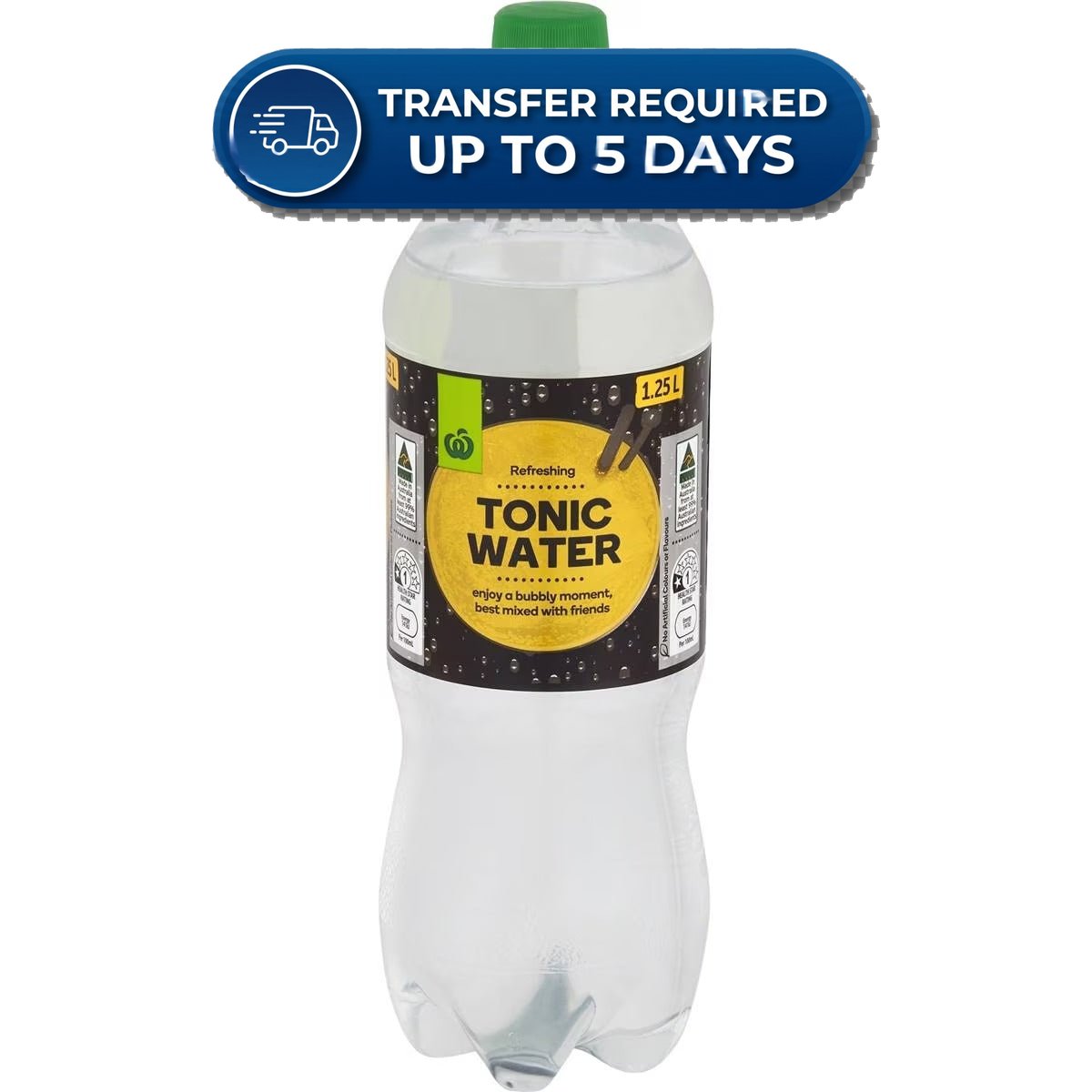 Woolworths Tonic Water 1.25L -(Extended Dispatch)
