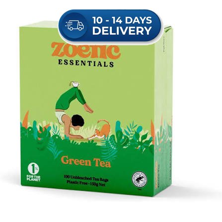 Zoetic Green Tea Bags 100 pack -(Extended Dispatch)